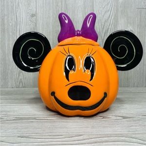 🎃Disney Minnie Mouse Halloween Large Cookie/Candy Jar🎃